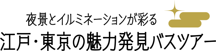 夜景とイルミネーションが彩る東京都江戸の魅力発見バスツアー